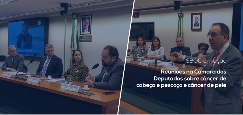 SBOC participa de reuniões na Câmara dos Deputados sobre câncer de cabeça e pescoço e câncer de pele